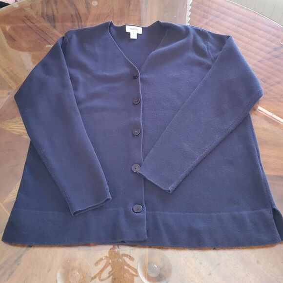 Talbots Dark Navy Cardigan Sweater in Size S - Picture 10 of 10